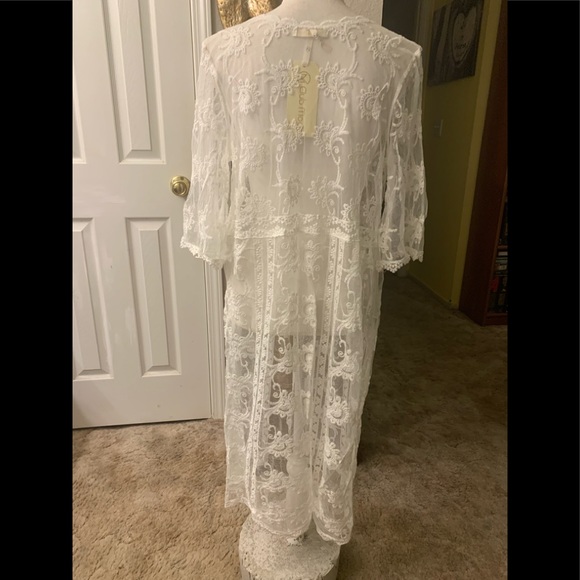 lace duster size S/M swim cover - Picture 5 of 9